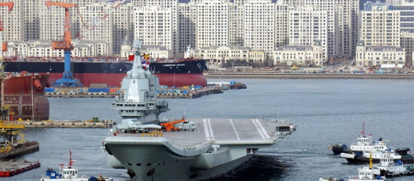 Εντόπισαν μέσω δορυφόρου το κινεζικό αεροπλανοφόρο Type 001A